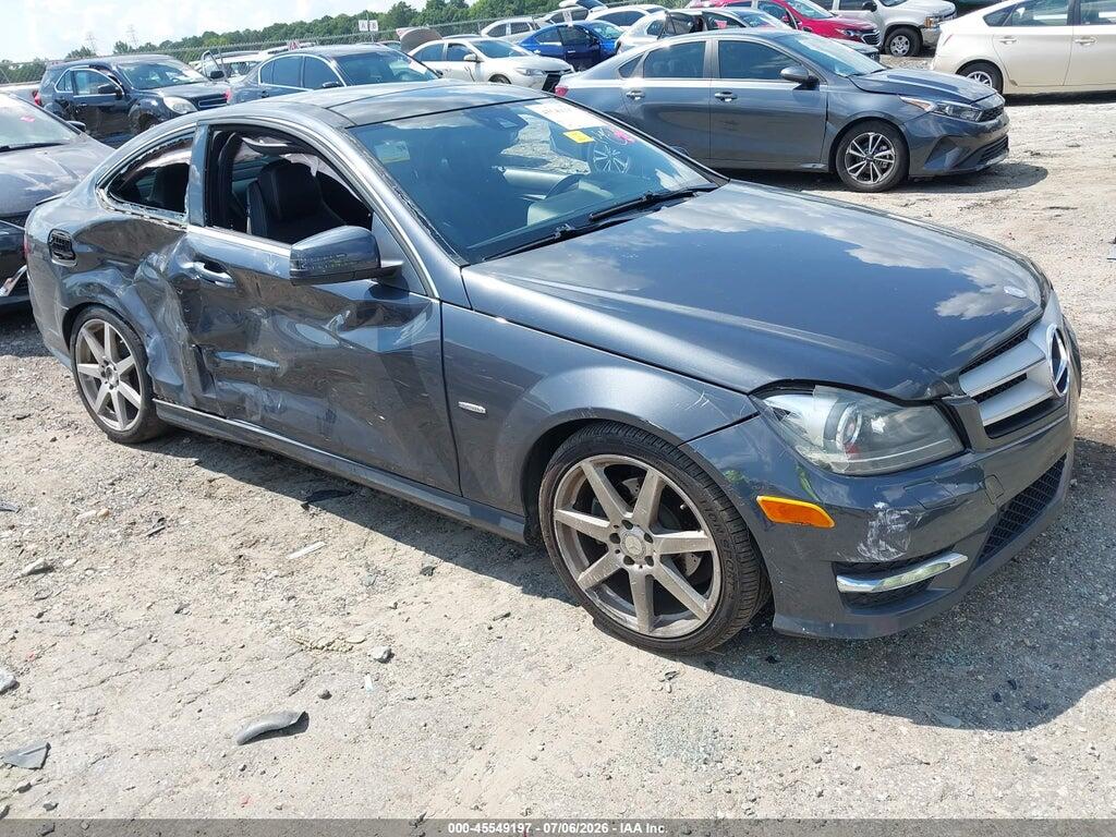 WDDGJ4HB6CF763267 2012 MERCEDES-BENZ C 250 photo no. 1
