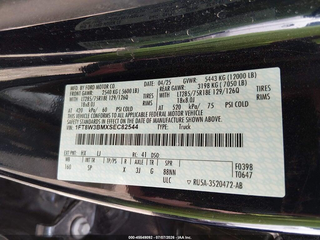 1FT8W3BMXSEC82544 2025 FORD F-350 photo no. 7