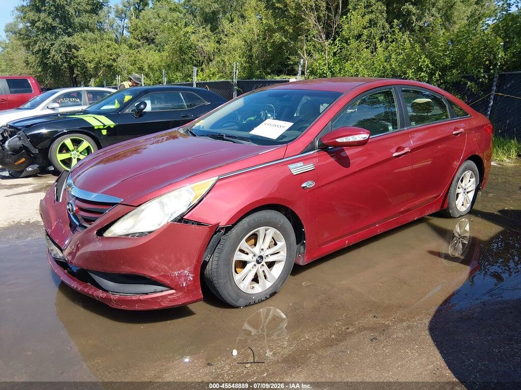 5NPEB4AC7EH877563 2014 HYUNDAI SONATA photo no. 2