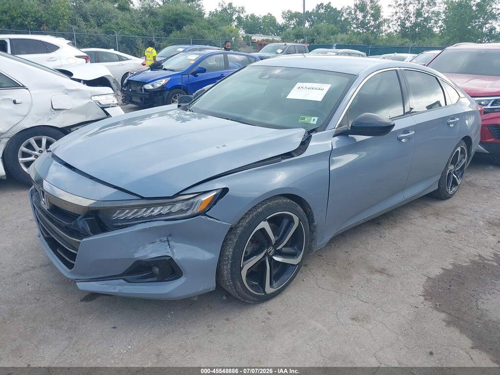 1HGCV1F37NA093916 2022 HONDA ACCORD photo no. 2