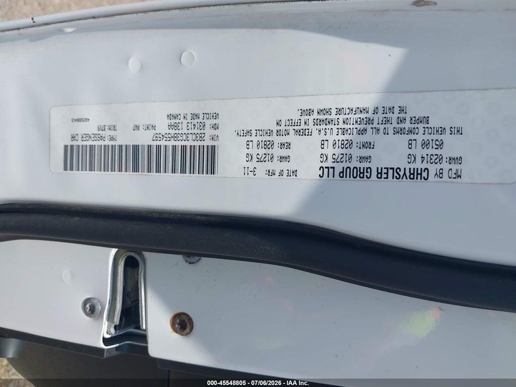 2B3CL3CG3BH554597 2011 DODGE CHARGER photo no. 9