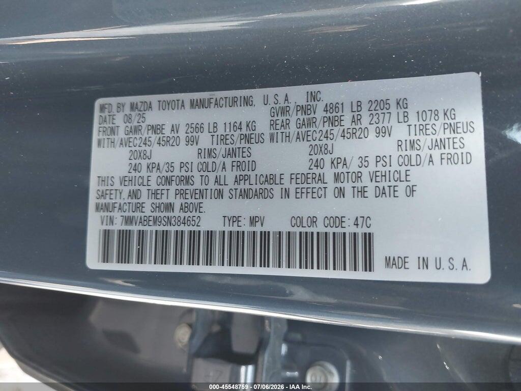 7MMVABEM9SN384652 2025 MAZDA CX-50 photo no. 9