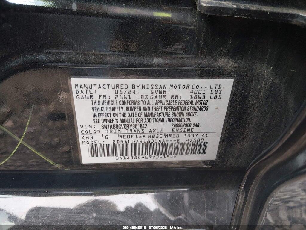 3N1AB8CV6RY361842 2024 NISSAN SENTRA photo no. 9
