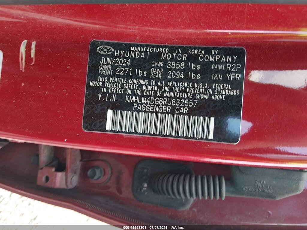 KMHLM4DG8RU832557 2024 HYUNDAI ELANTRA photo no. 9