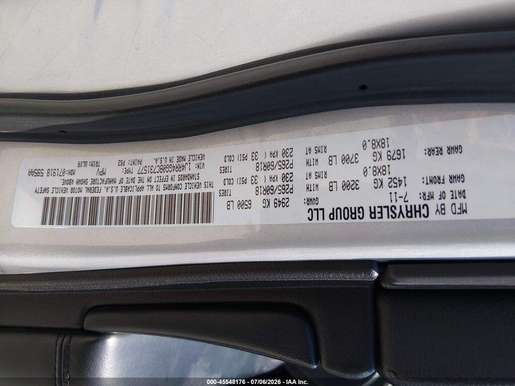 1J4RR4GG0BC731577 2011 JEEP GRAND CHEROKEE photo no. 9