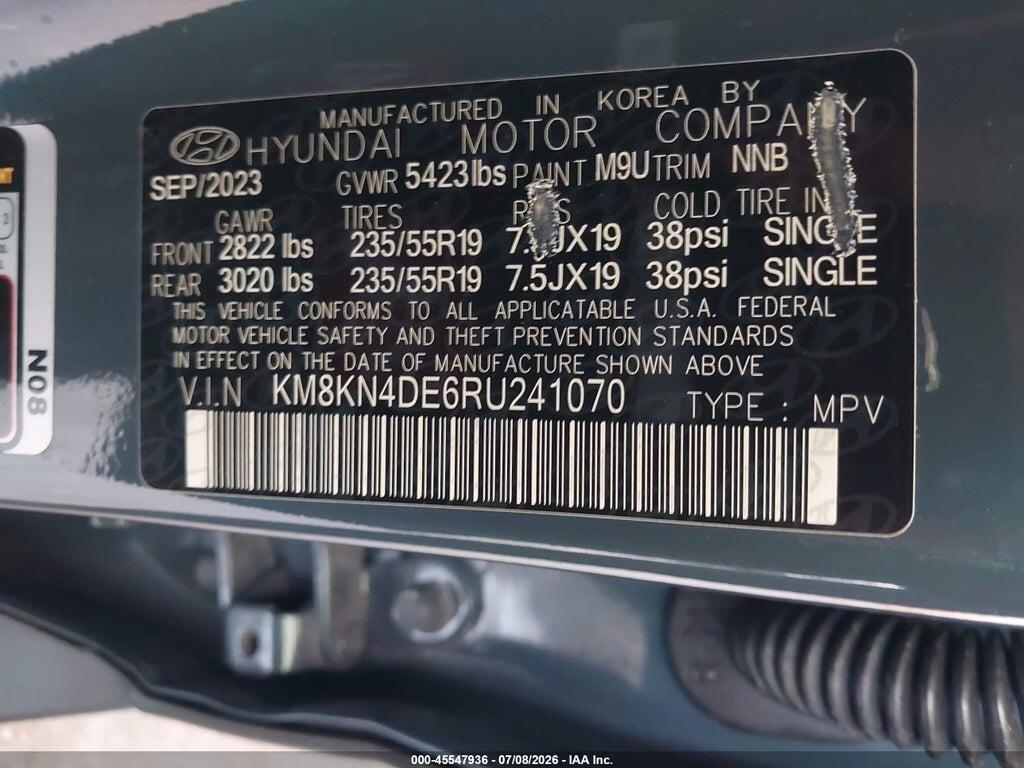 KM8KN4DE6RU241070 2024 HYUNDAI IONIQ 5 photo no. 9