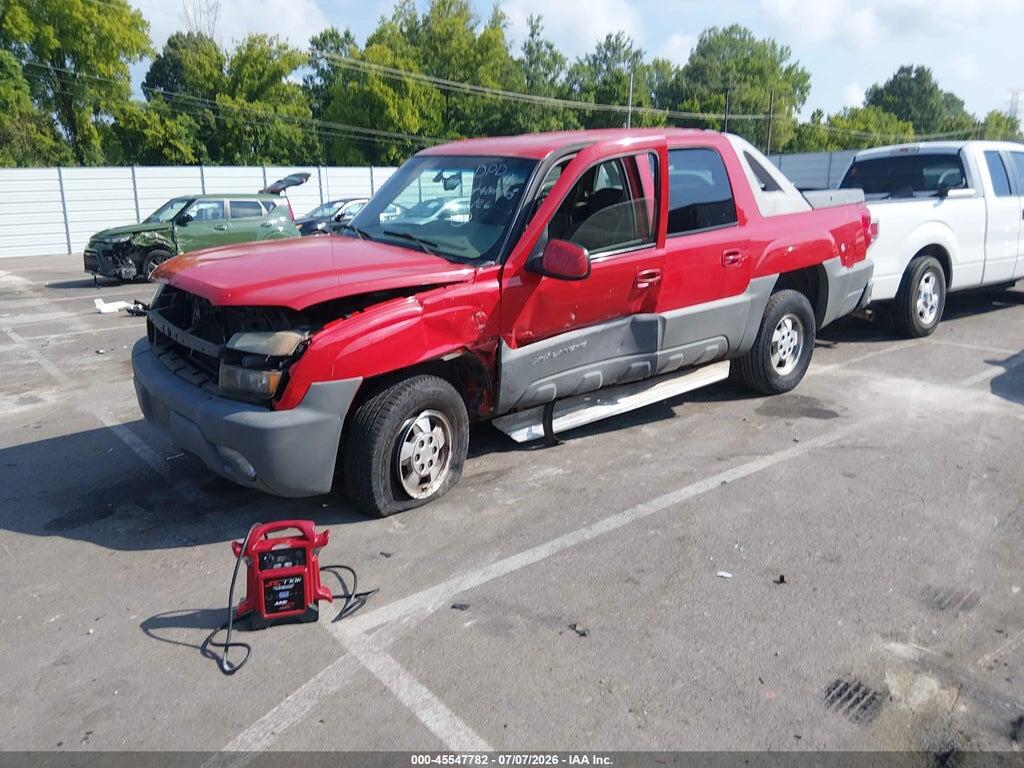 3GNEC13T92G208649 2002 CHEVROLET AVALANCHE 1500 photo no. 2