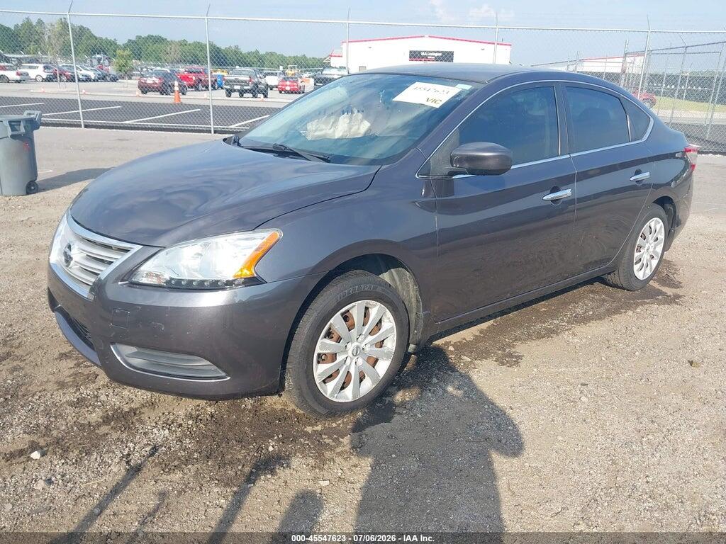 3N1AB7APXFL673606 2015 NISSAN SENTRA photo no. 2