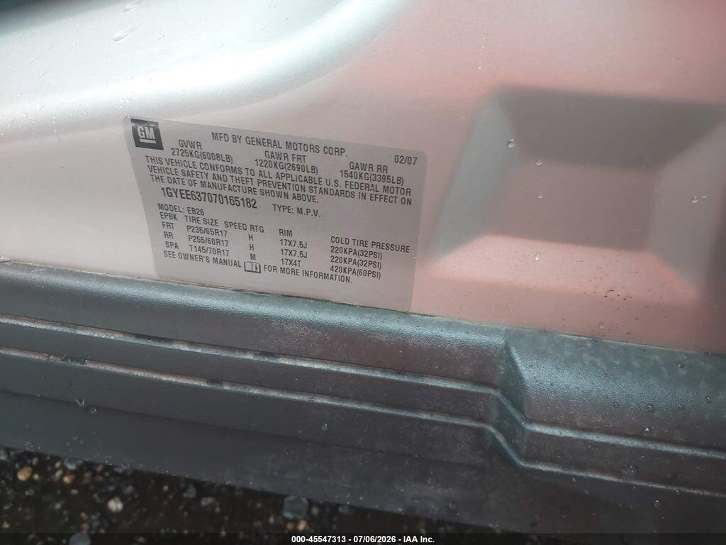 1GYEE637070165182 2007 CADILLAC SRX photo no. 11