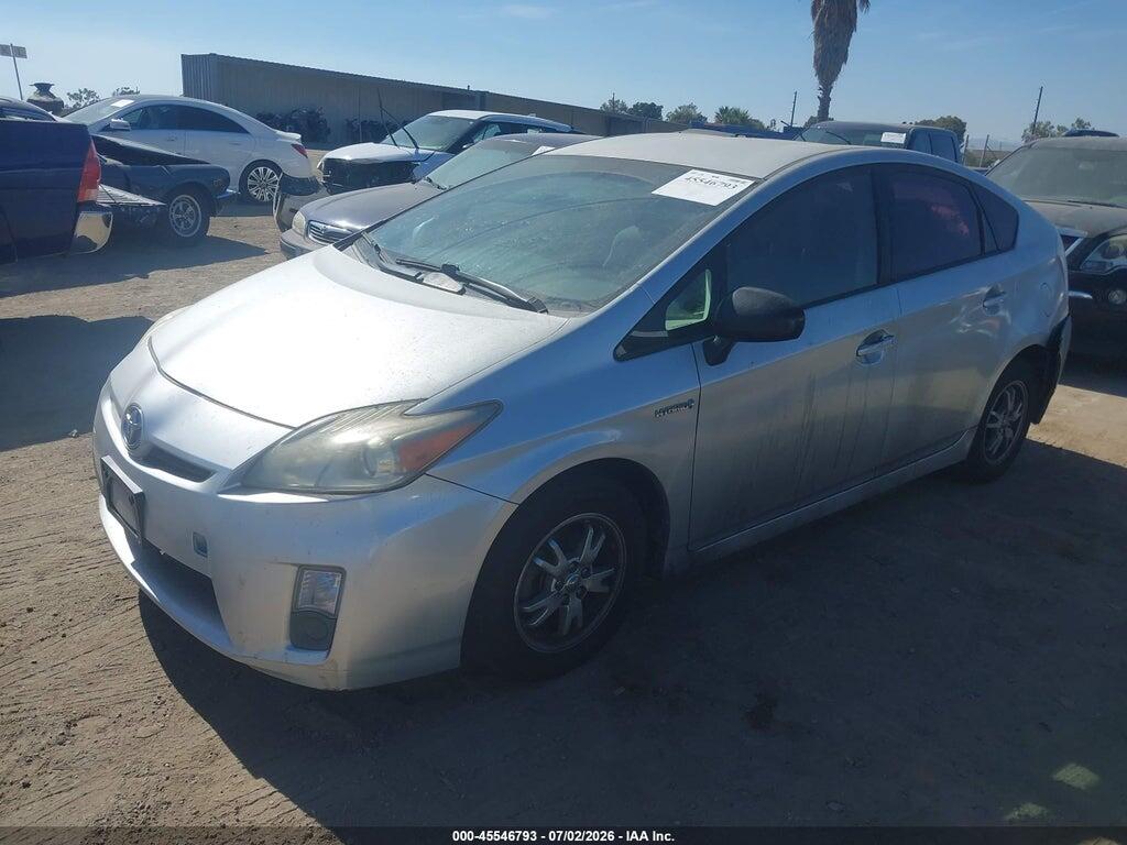 JTDKN3DU8A5002799 2010 TOYOTA PRIUS photo no. 2