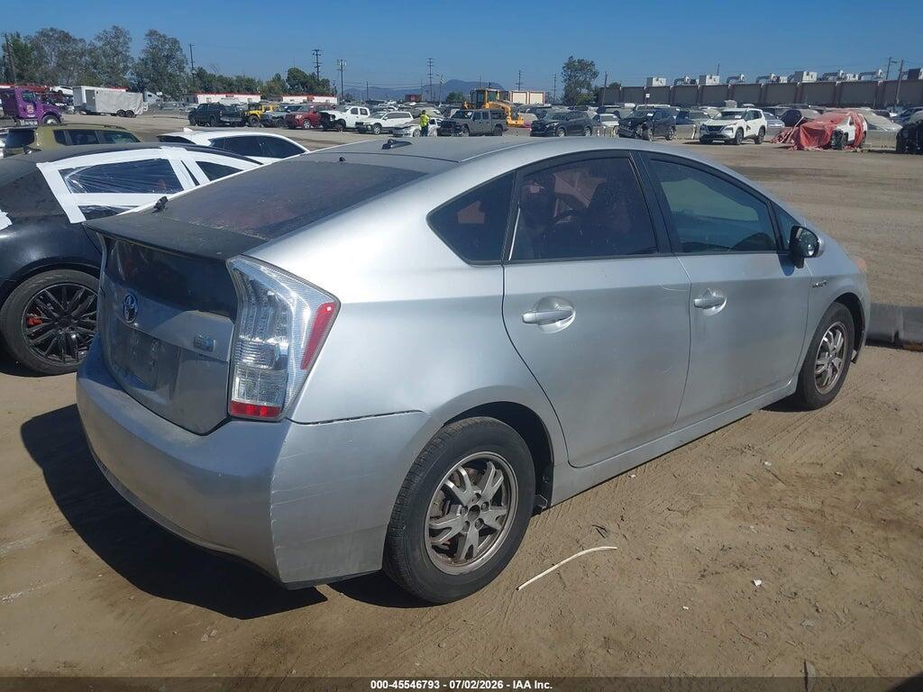 JTDKN3DU8A5002799 2010 TOYOTA PRIUS photo no. 4