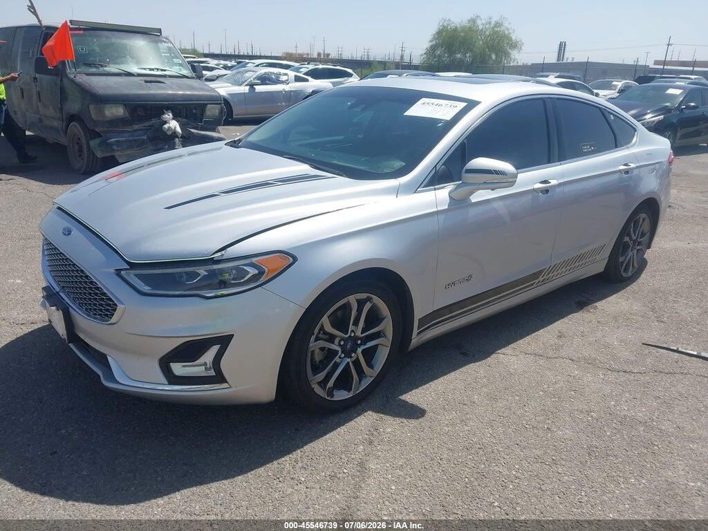 3FA6P0RU1KR235351 2019 FORD FUSION HYBRID photo no. 2
