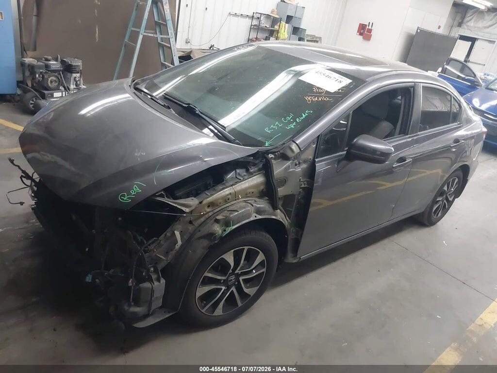 2HGFB2F85FH502487 2015 HONDA CIVIC photo no. 2