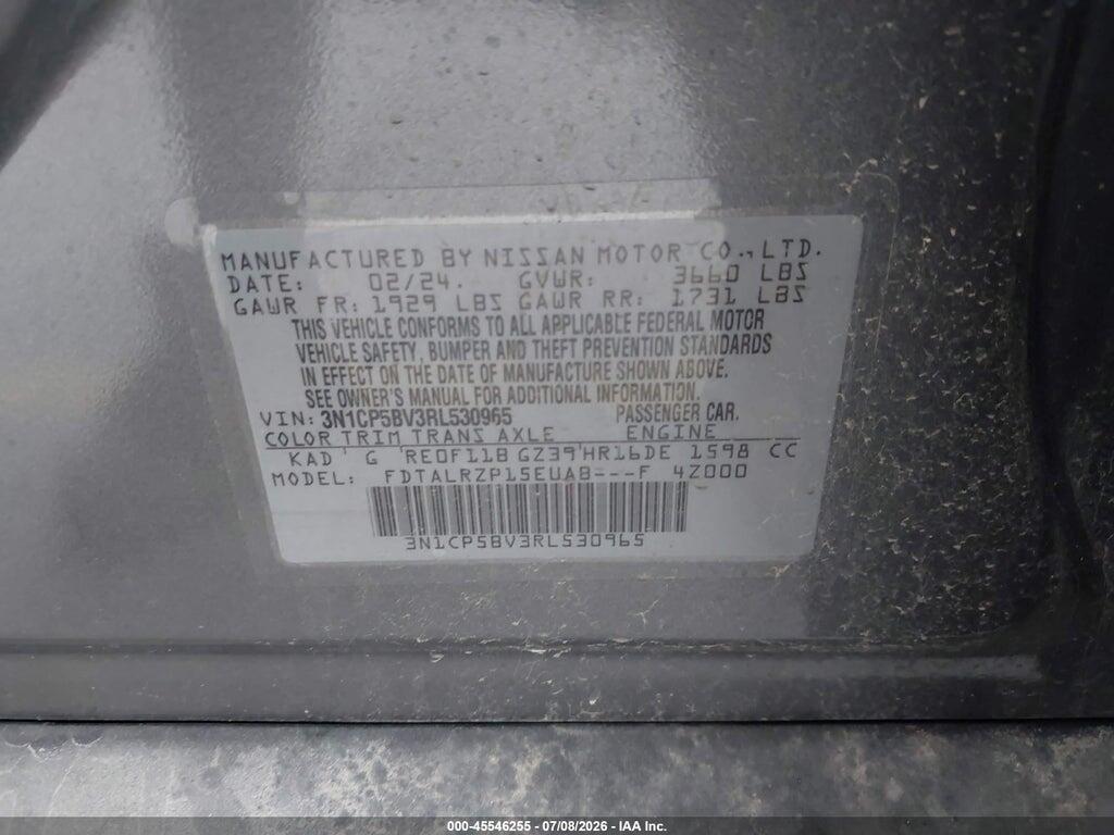 3N1CP5BV3RL530965 2024 NISSAN KICKS photo no. 9