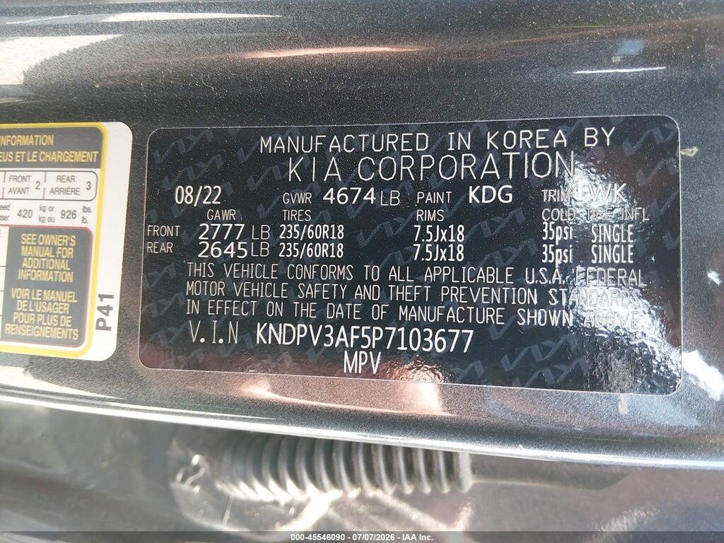 KNDPV3AF5P7103677 2023 KIA SPORTAGE photo no. 9