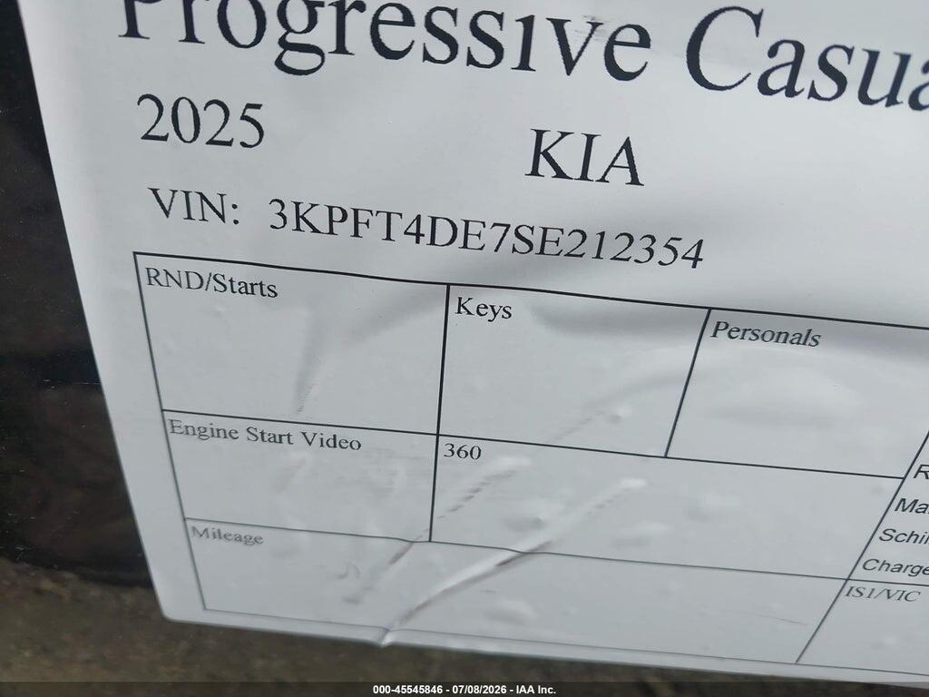 3KPFT4DE7SE212354 2025 KIA K4 photo no. 9