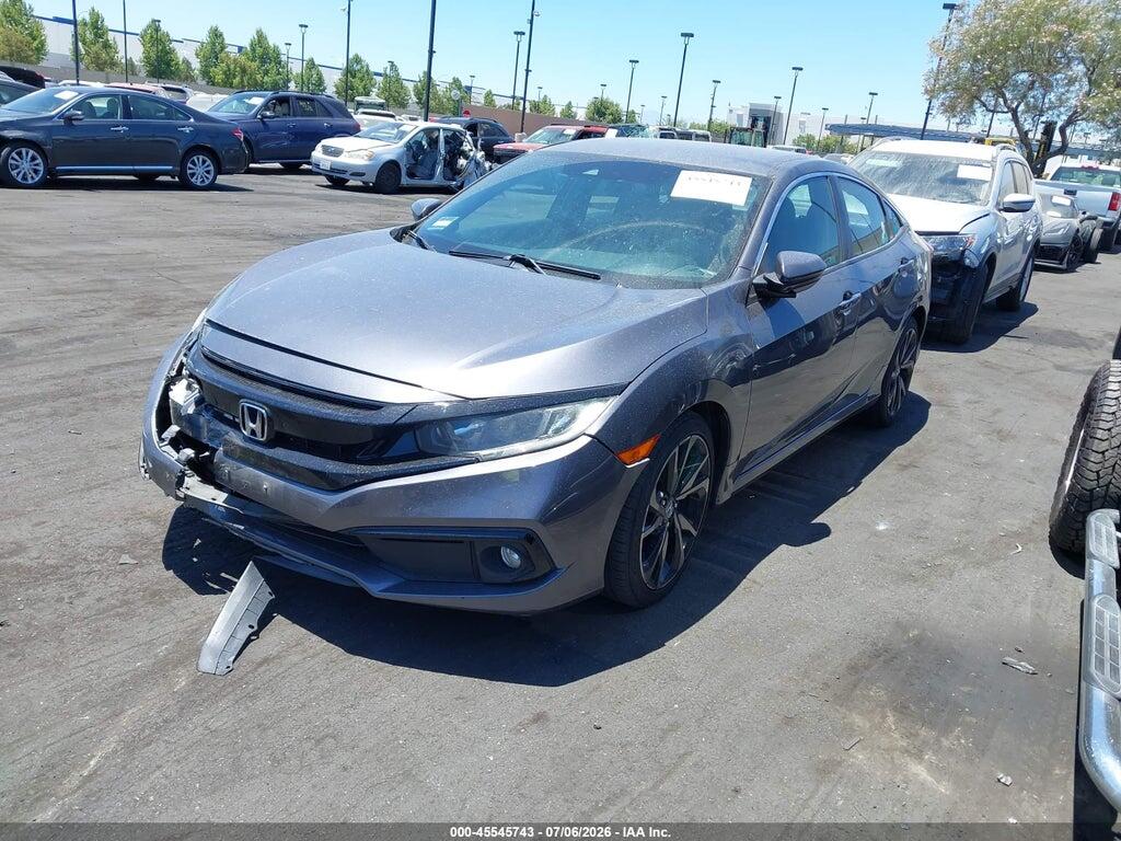2HGFC2F82KH588610 2019 HONDA CIVIC photo no. 2