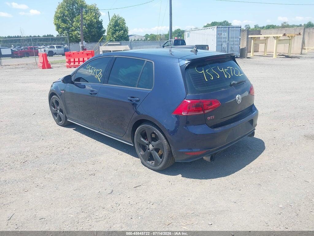 3VW547AU2HM033706 2017 VOLKSWAGEN GOLF GTI photo no. 3