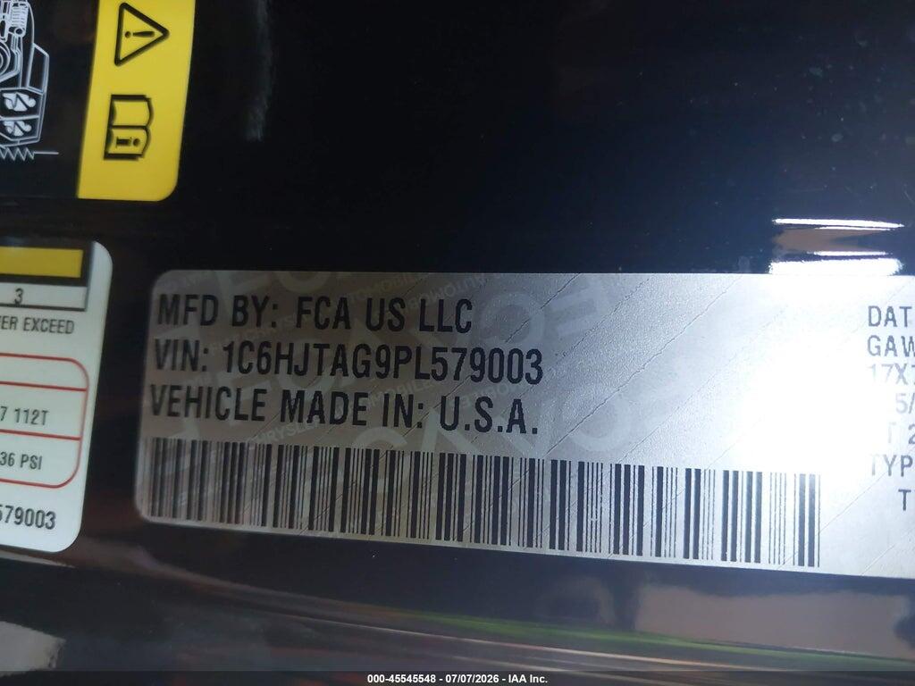 1C6HJTAG9PL579003 2023 JEEP GLADIATOR photo no. 9
