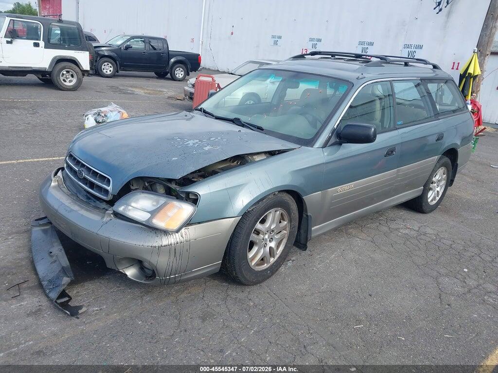 4S3BH665817624824 2001 SUBARU OUTBACK photo no. 2