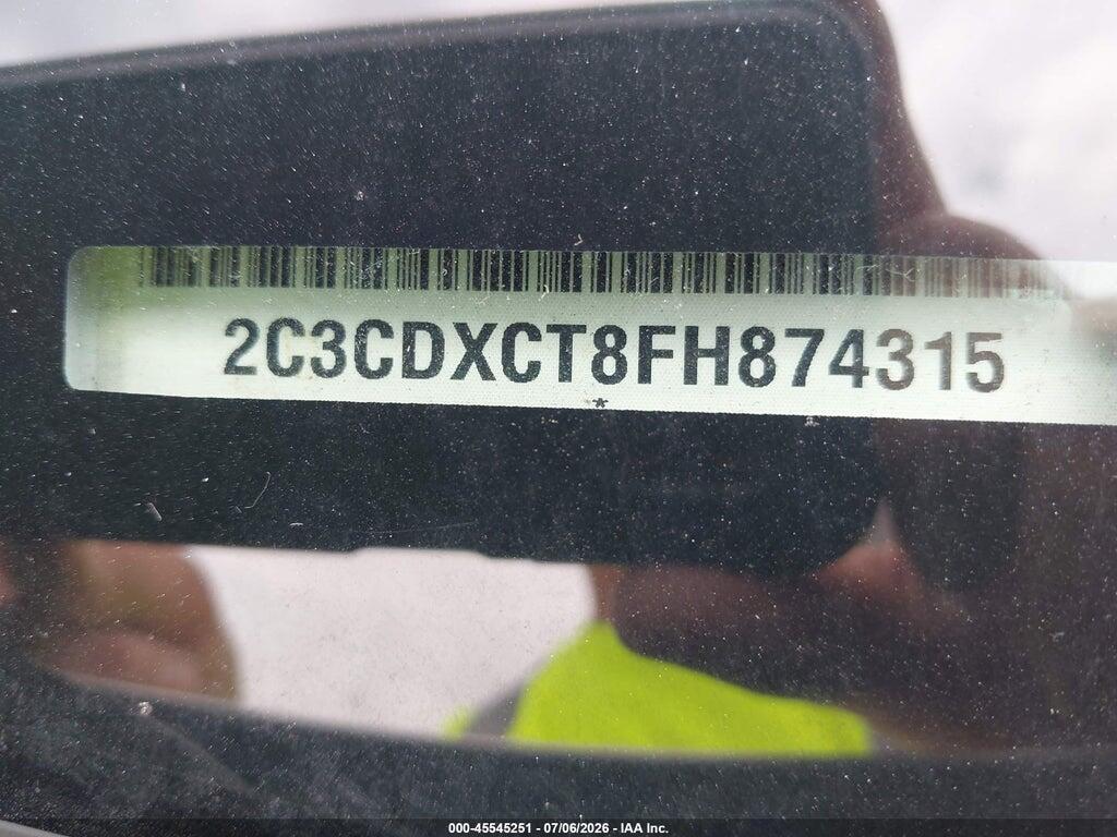 2C3CDXCT8FH874315 2015 DODGE CHARGER photo no. 9