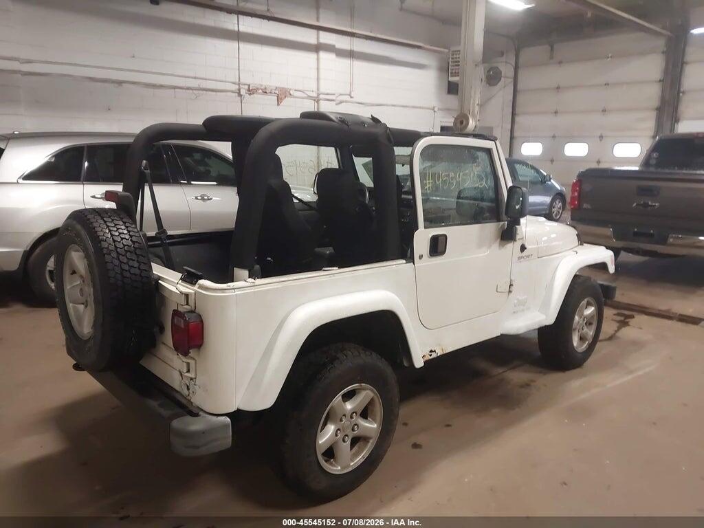 1J4FA49S53P307348 2003 JEEP WRANGLER photo no. 4