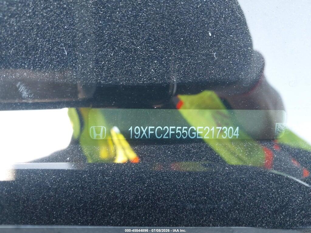 19XFC2F55GE217304 2016 HONDA CIVIC photo no. 9