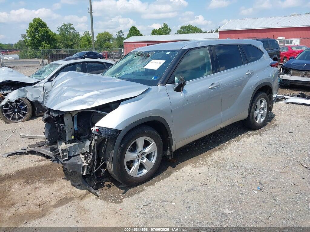 5TDBZRBH9MS531478 2021 TOYOTA HIGHLANDER photo no. 2
