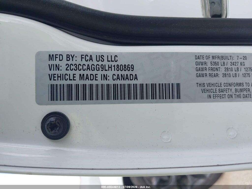 2C3CCAGG9LH180869 2020 CHRYSLER 300 photo no. 9
