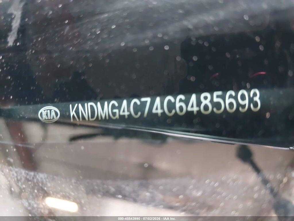 KNDMG4C74C6485693 2012 KIA SEDONA photo no. 9