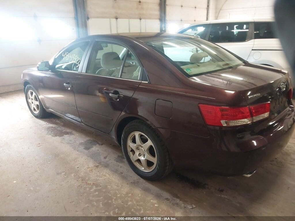 5NPEU46F66H059580 2006 HYUNDAI SONATA photo no. 3