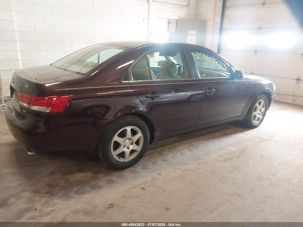 5NPEU46F66H059580 2006 HYUNDAI SONATA photo no. 4
