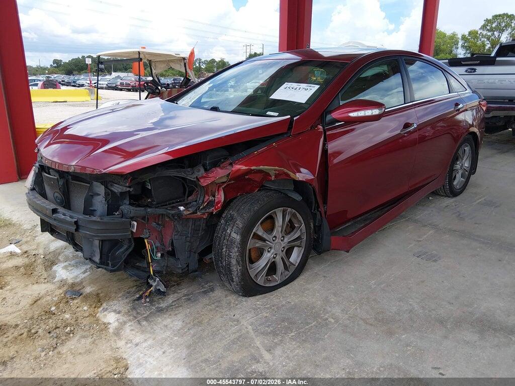 5NPEC4AC9BH125016 2011 HYUNDAI SONATA photo no. 2