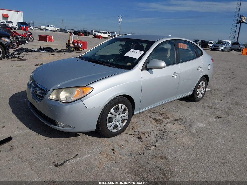 KMHDU4AD0AU964599 2010 HYUNDAI ELANTRA photo no. 2