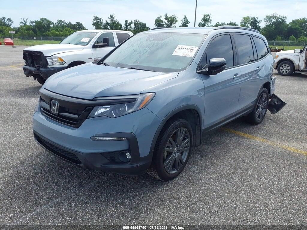 5FNYF6H31NB095292 2022 HONDA PILOT photo no. 2
