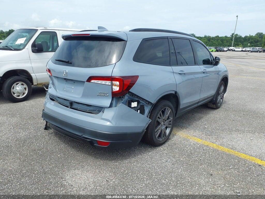 5FNYF6H31NB095292 2022 HONDA PILOT photo no. 4