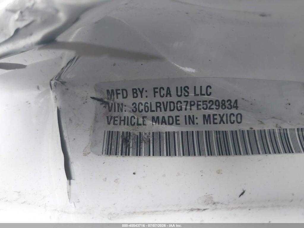 3C6LRVDG7PE529834 2023 RAM PROMASTER 2500 photo no. 9
