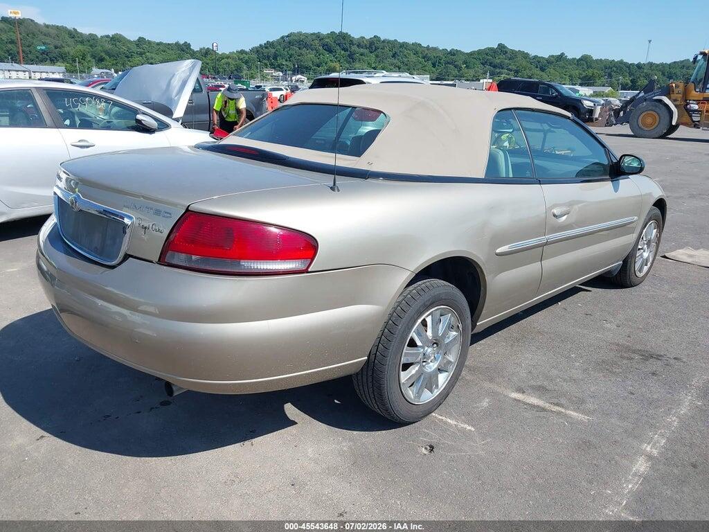 1C3EL65R74N336829 2004 CHRYSLER SEBRING photo no. 4