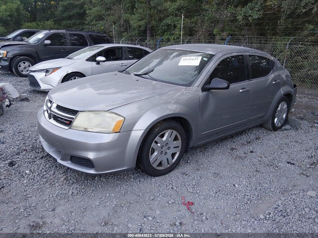 1C3CDZAB5DN562074 2013 DODGE AVENGER photo no. 2