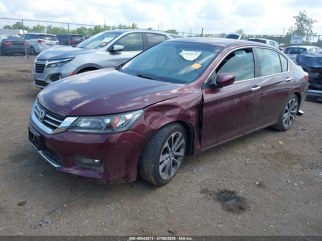 1HGCR2F50EA124791 2014 HONDA ACCORD photo no. 2