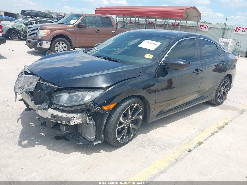 19XFC2F85KE009328 2019 HONDA CIVIC photo no. 2