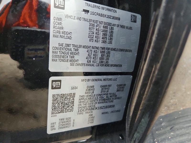 2025 CHEVROLET SILVERADO C1500 CUSTOM — Фото 12 из 12