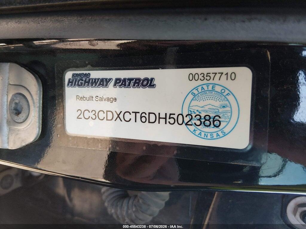 2C3CDXCT6DH502386 2013 DODGE CHARGER photo no. 9