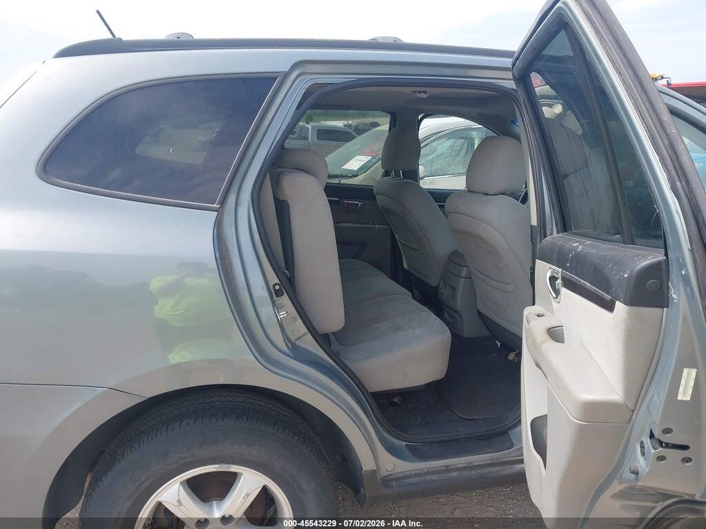 5NMSG73D08H206829 2008 HYUNDAI SANTA FE photo no. 8
