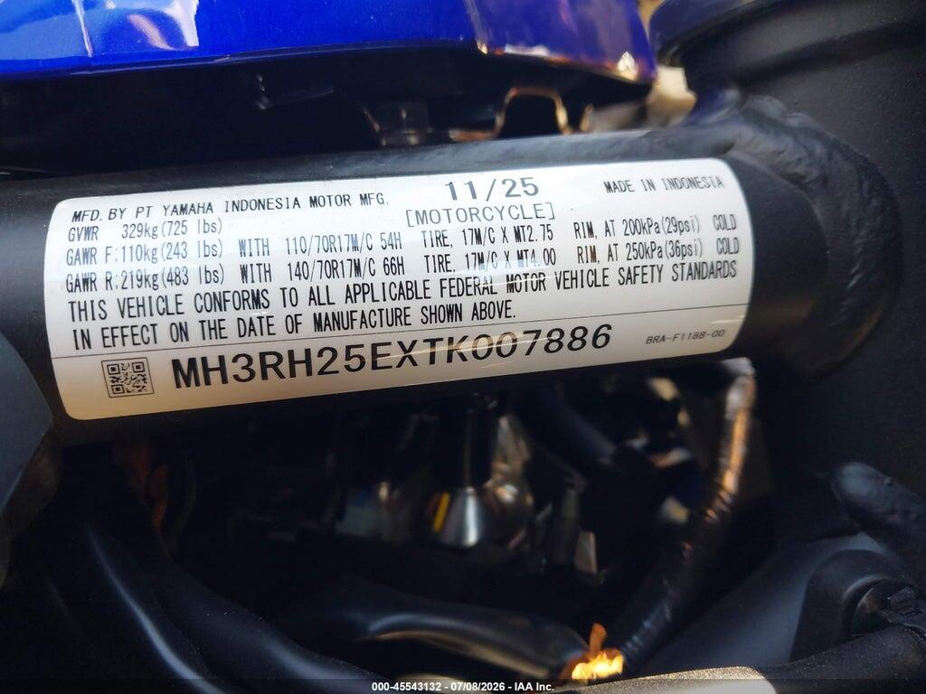 MH3RH25EXTK007886 2026 YAMAHA YFZ320 photo no. 10