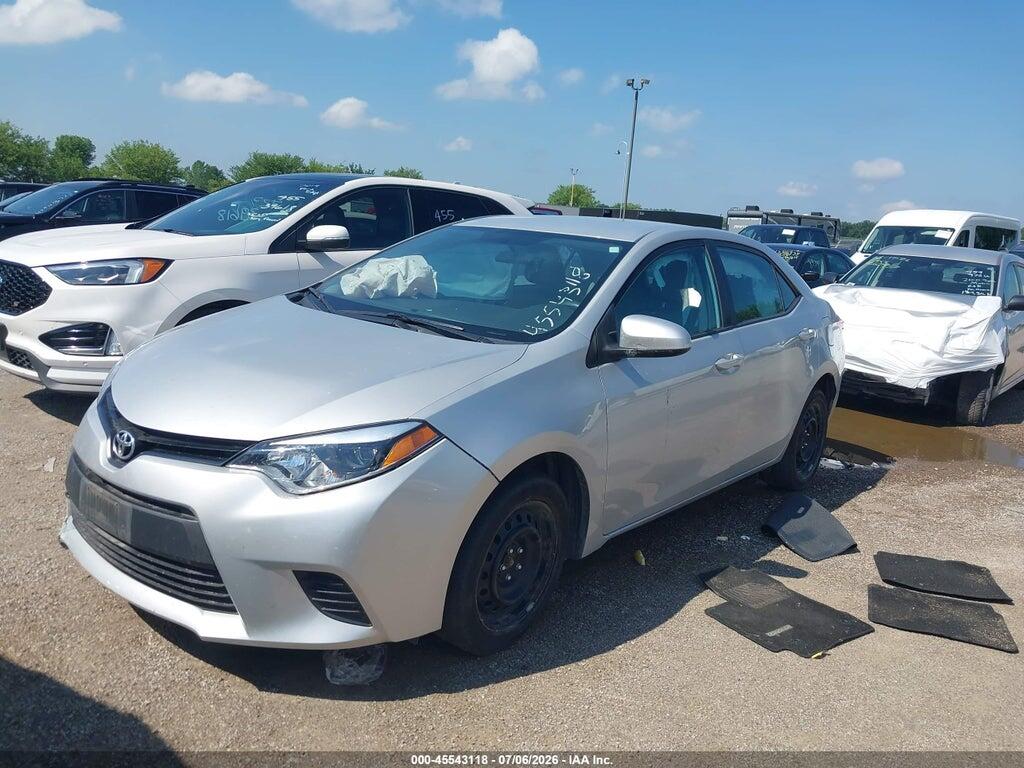 5YFBURHE7EP170256 2014 TOYOTA COROLLA photo no. 2