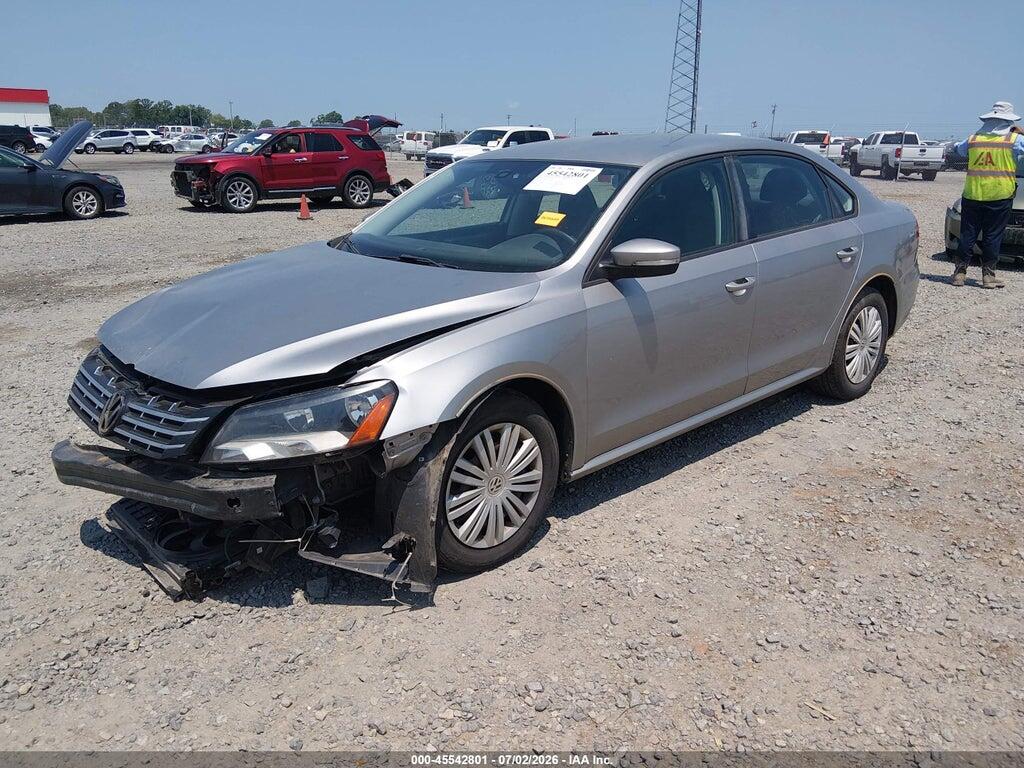 1VWAH7A32EC007341 2014 VOLKSWAGEN PASSAT photo no. 2