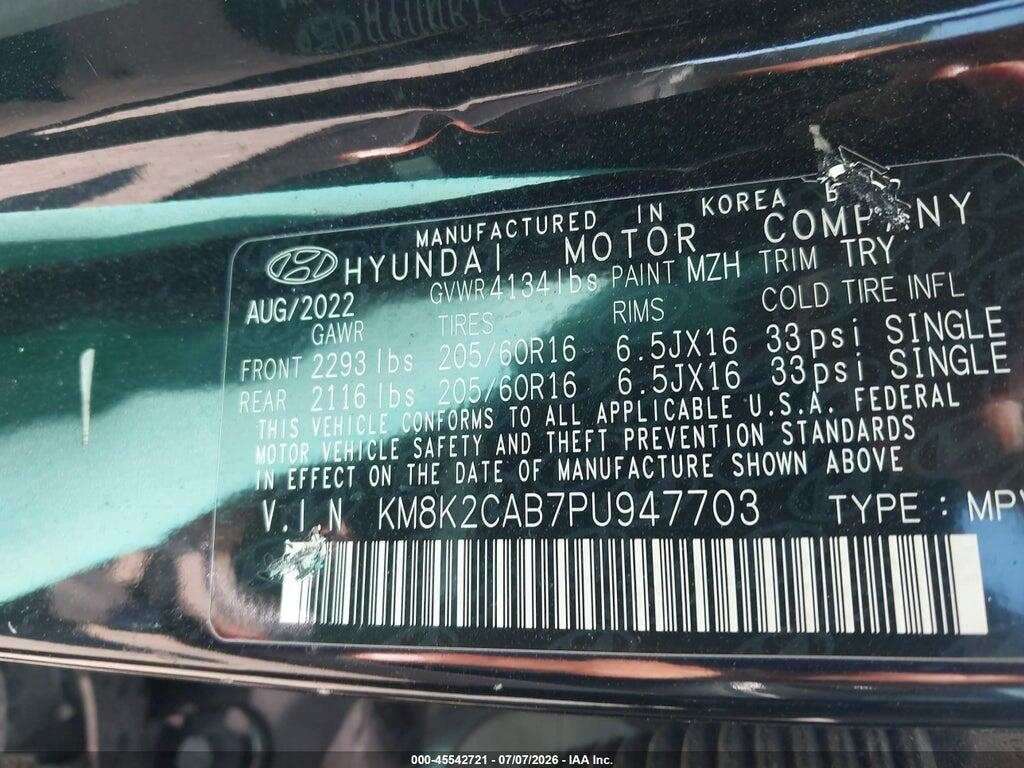 KM8K2CAB7PU947703 2023 HYUNDAI KONA photo no. 9
