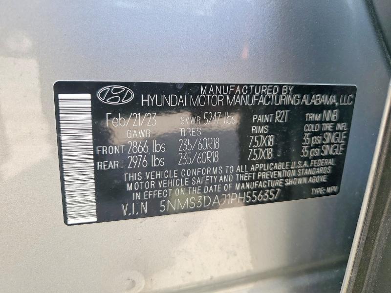 2023 HYUNDAI SANTA FE SEL PREMIUM — Фото 13 из 13
