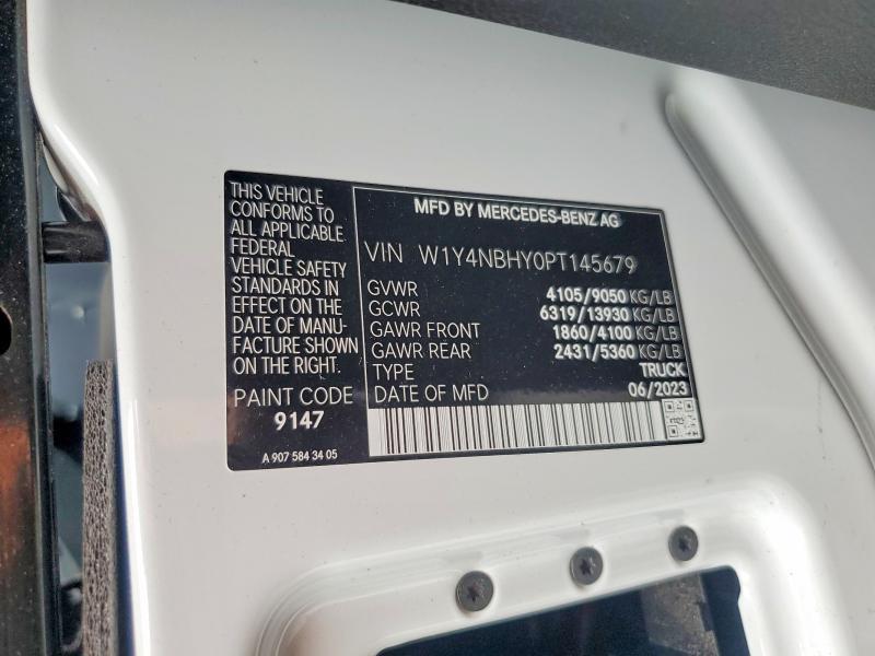 2023 MERCEDES-BENZ SPRINTER 2500 — Фото 14 из 14